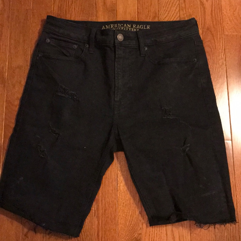 American Eagle Denim Shorts - Black